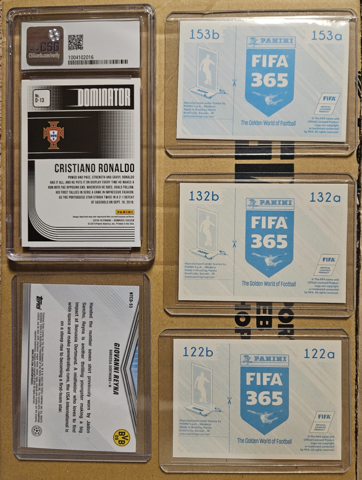 Soccer Star Lot of (16) Messi Ronaldo Felix Haaland Lewandowski James view 2
