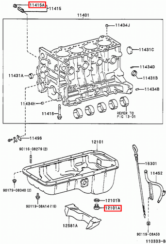 Genuine Hilux KUN26 KUN25 KUN16 KUN15 KUN10 KDN190 KDN170 2KD 1KD Drain Plug - Picture 14 of 20