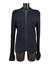 CHANEL Damen Strickjacke Gr S  Dunkelblau Rei...