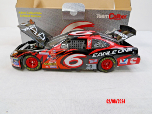 Nascar #6 Mark Martin 1/24 diecast águila un calibre de equipo Ford - Imagen 1 de 13