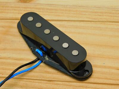 Premium Alnicos A5 Flat Poles Stratocaster  Middle Pickup (RWRP) Black