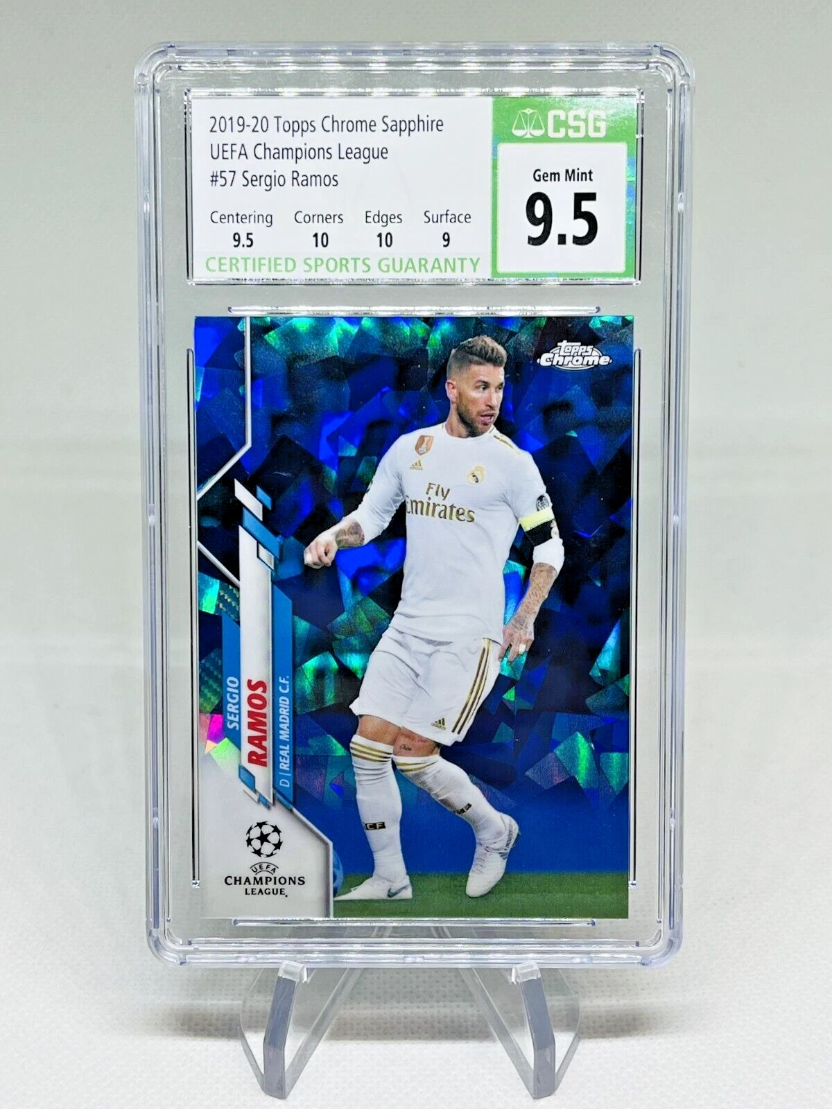 Sergio Ramos trading card