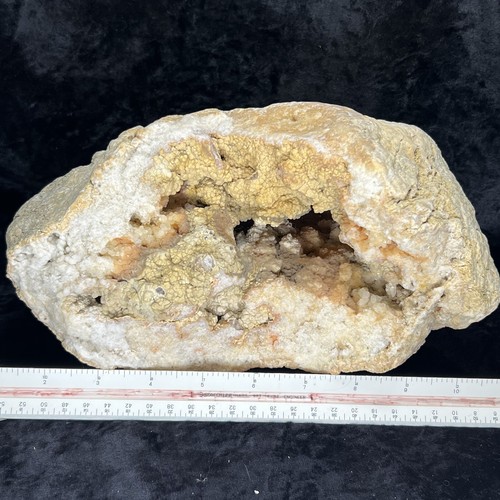 Racimo de fluorita de cristal de fluorita de cuarzo GEODE único de 10" único 11,6 libras - Imagen 2 de 10