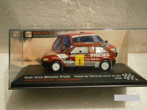 Miniature Seat Ibiza 1/43 – Provence Moulage – Voiture De Rallye