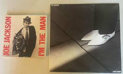 Look Sharp,album & I m The Man( box singles) Joe Jackson- original owner, vinyl