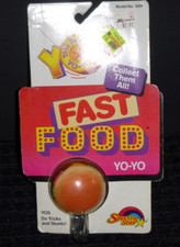 NOS Vtg 1988 Hasbro Spectra Star The Radical Yo Yo Fast Food Hamburger