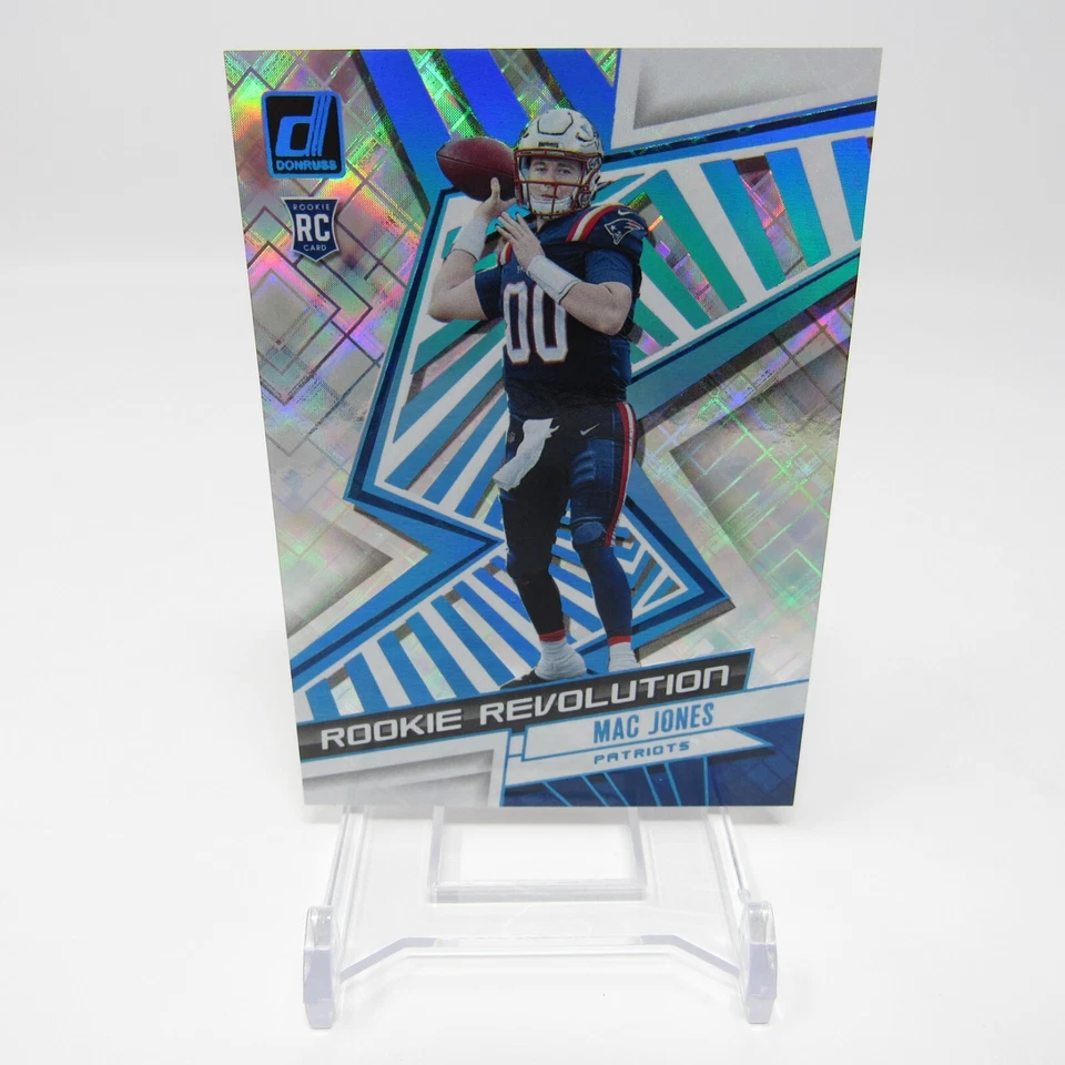 2021 Panini Donruss Mac Jones Rookie Revolution Cosmic RC 05/100 SP REV-MJO - Image 2 of 4