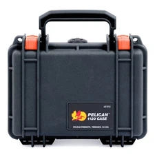 Black & Orange Pelican 1120 case with foam.