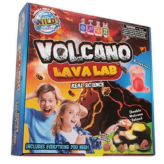  Volcano Lava Lab - Science Kit for Kids - STEM - Erupting Volcano Experiment 