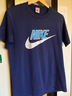 Vintage Gray Tag Nike Paper Thin T Shirt Swoosh 90s | eBay