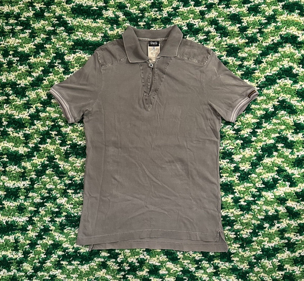 Vintage Dolce Gabbana Gray/Grey Freedom Is A State Of Mind