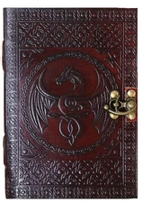 Handmade Vintage Leather Dragon Journal  Notebook Travel Diary Gift Sketchbook