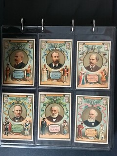 trade cards Liebig famous composers II ( French ) S406 full set 1894