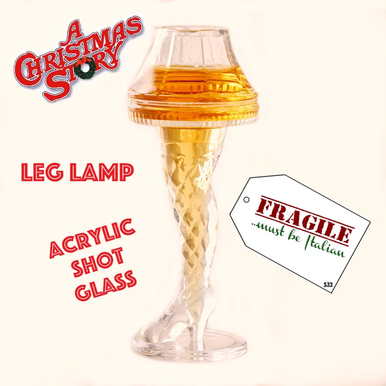 Leg lamp shot glass hotsell