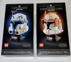 ✔ LEGO Star Wars  Captain Rex 75349 & Commander Cody Helmets 75350 - BOTH Sets!