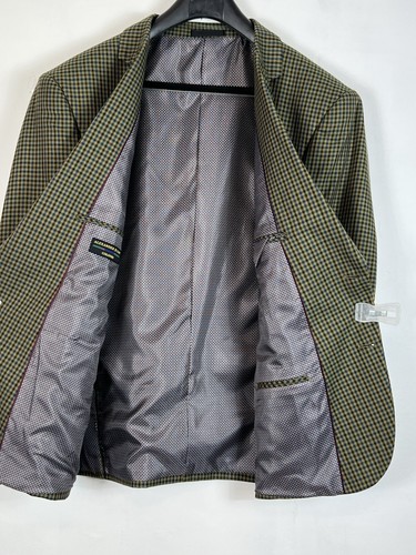 Alexander Julian Colours Blazer Houndstooth Sport Coat Jacket Big & Tall NWT 52 - Picture 8 of 9
