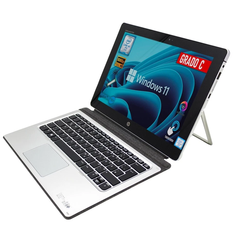 PORTATILE HP ELITE X2 TABLET 1012 G1 CONVERTIBILE 2 IN 1 NOTEBOOK TOUCH SCREEN - Immagine 3 di 4