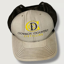 Cowboy Country Distilling Mesh Snapback Hat Baseball Cap C