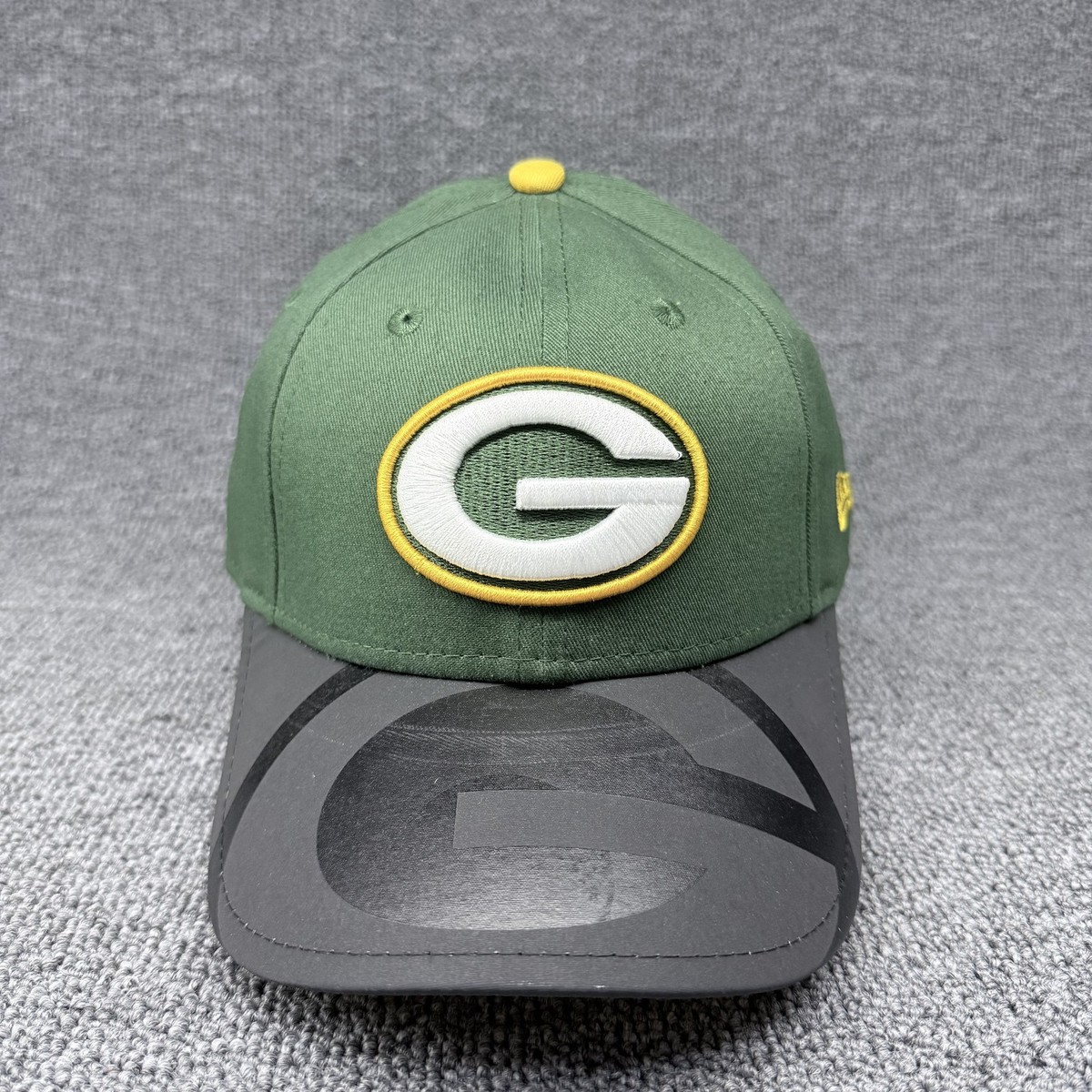 New Era Green Bay Packers 9FORTY Youth Hat Green Snapback Tonal Graphic Brim
