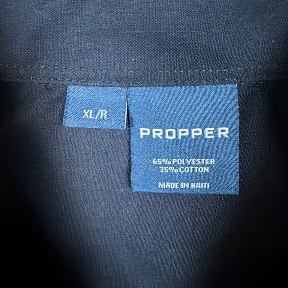 Propper Tactical Shirt Mens XL Rip Stop Security Guard Uniform Classic Blue - Image 3 of 4