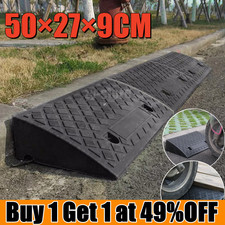 Curb Ramp Lightweight Portable Heavy Duty Threshold Ramp For Wheelchair Car Bike