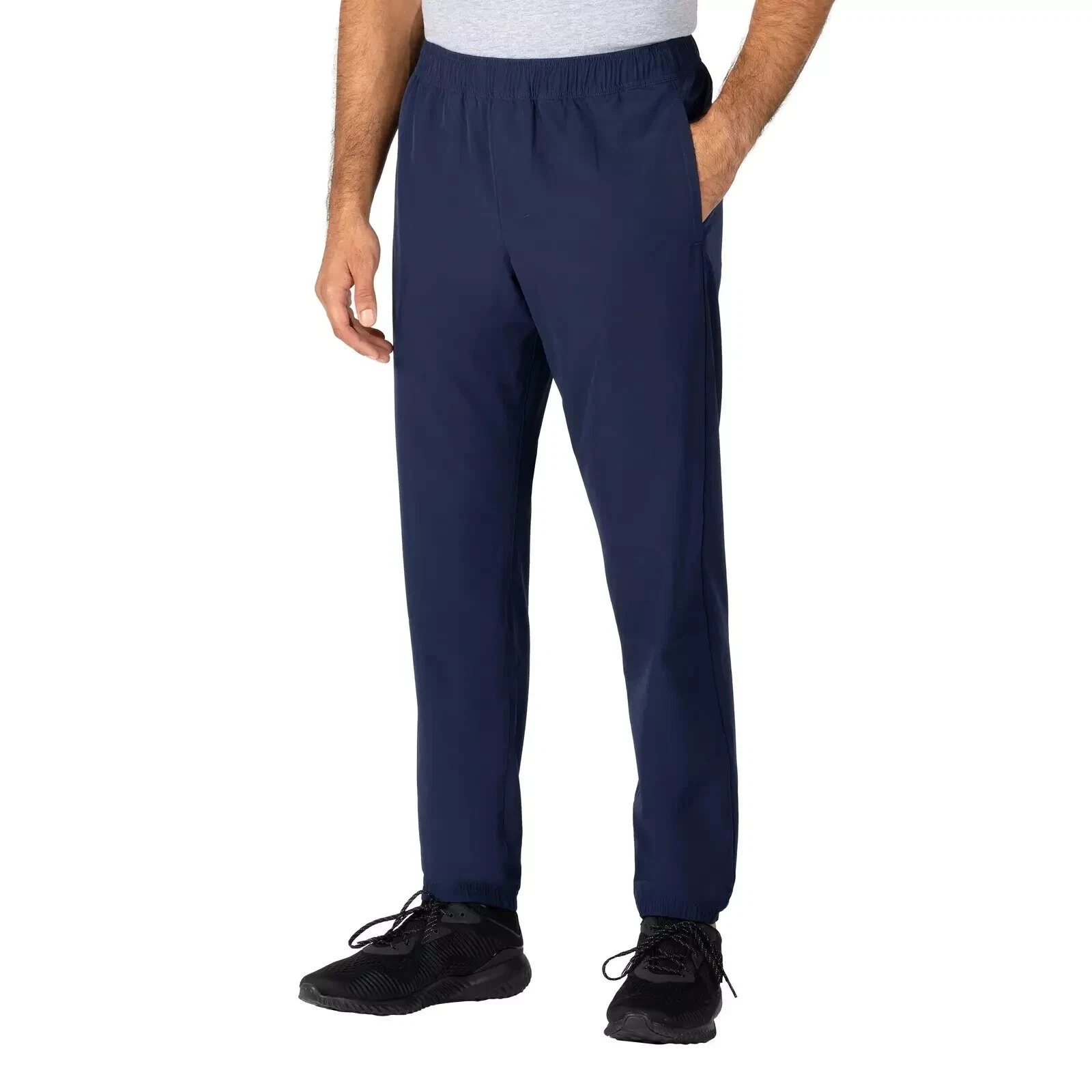 Soybu Men's Woven Jogger Pants, Blue, L
