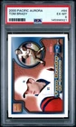 2000 PACIFIC AURORA #84 TOM BRADY ROOKIE RC PSA 6