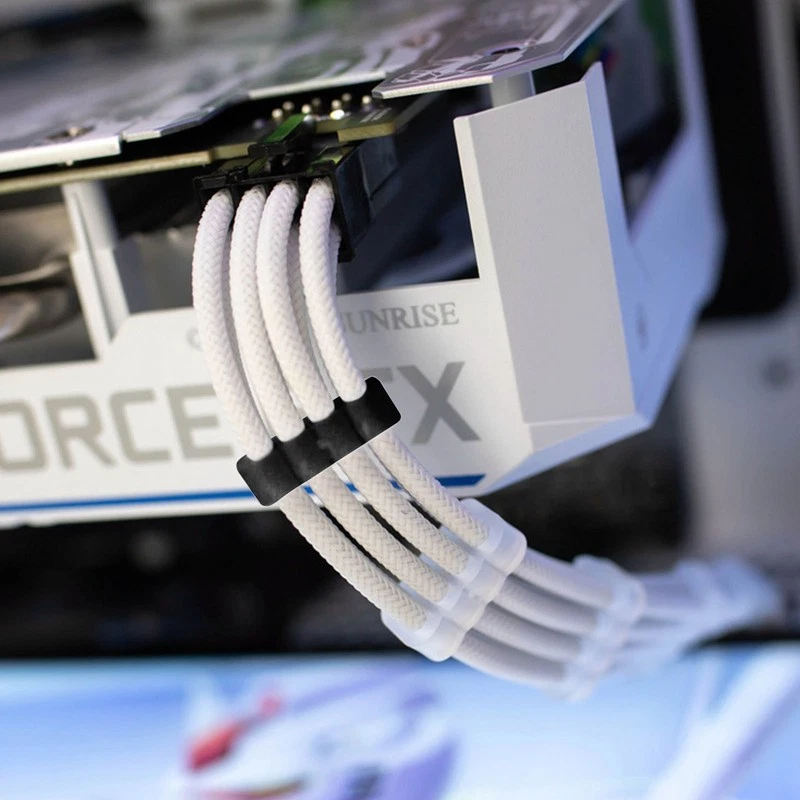 24pcs 6/8/24 Pin Cable Comb Organizer for 3.0-3.6mm PC Power Cables Wiring - Image 2 of 4