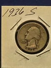 1936 S SILVER COIN WASHINGTON QUARTER HARD TO FIND S MINT SILVER .25 SILVER COIN