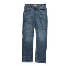 Levis Signature Jeans W29 L30 Mens Blue Slim Straight Fit Stretch Denim