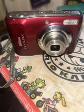 Nikon COOLPIX L20 10MP Digital Camera Red  "PARTS ONLY"