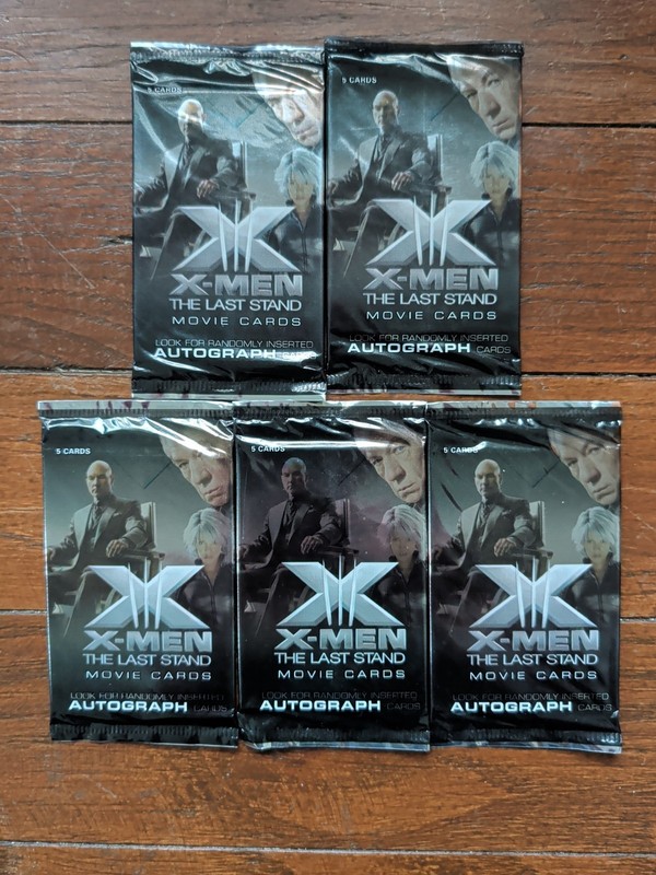 X-MEN 3 The Last Stand ( 5 ) Trading Card Packs 2006 Rittenhouse UD (Hobby) 