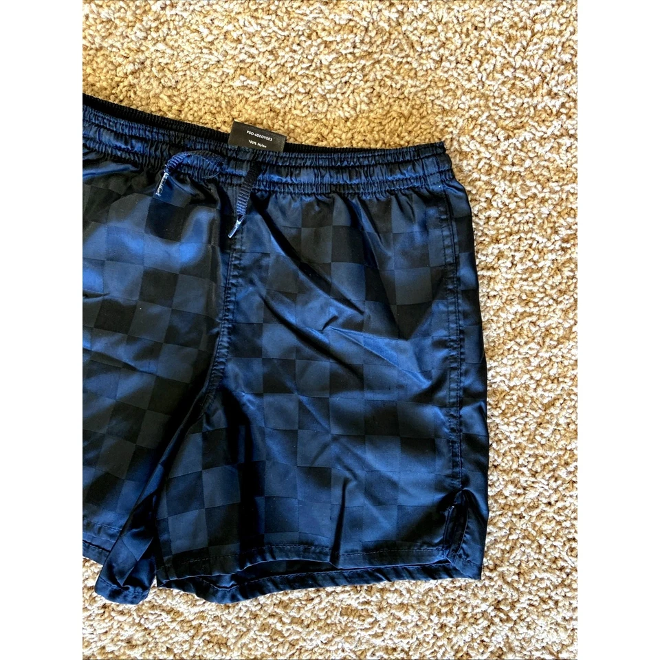 Pantalones Cortos Atléticos Umbro Negros a Cuadros de Fútbol Y2K Aspecto Retro Unisex Juvenil XS Foto 4 de 4