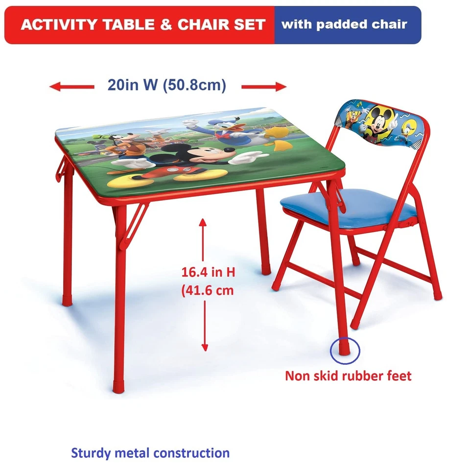 Juego de Mesa y Silla para Niños Pequeños 24-48M, Incluye 1 Mesa y 1 Silla [Amazon Exc... Foto 2 de 4