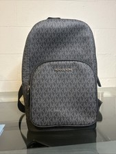 Michael Kors Cooper Logo Sling Pack In Black