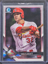 2018 Bowman Chrome Jack Flaherty RC Base
