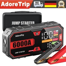 6000A Auto Starthilfe Jump Starter Ladegerät KFZ Booster Powerbank Supersafe DHL