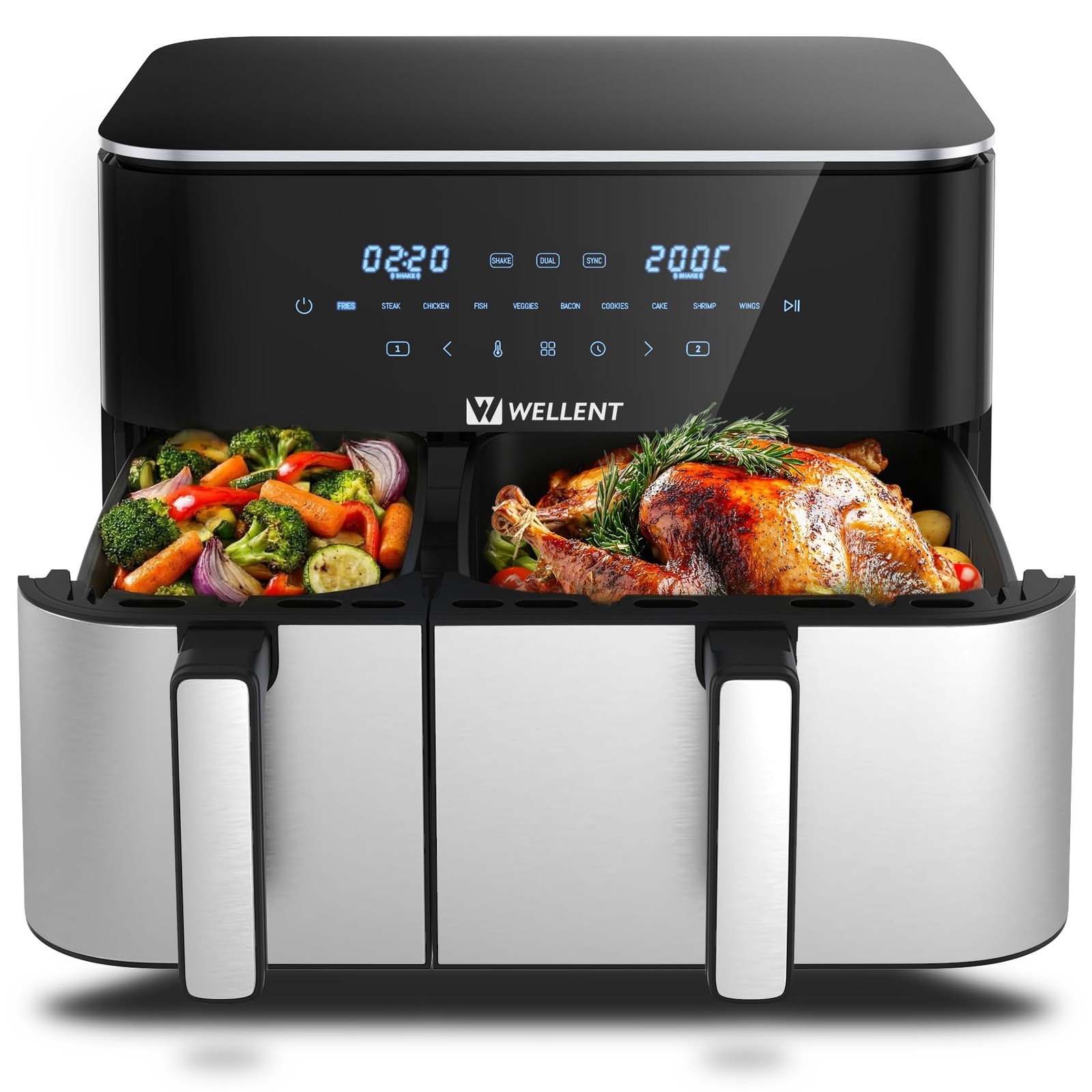 Recensione Air Fryer 11L 2600W - Dual Zone 4L+7L Performance Top