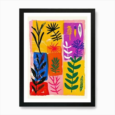 Sonnenuntergang Schichten Matisse Stil Kunst Pri gerahmtes Wandbild Poster Leinwanddruck Bild