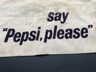 1950's Pepsi-Cola "Say Pepsi, Please" Apron, Diet Pepsi Scarf 55 inches, RARE!! — photo 4
