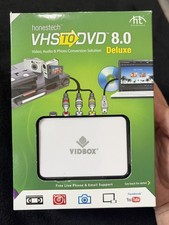 Honestech VIDBOX VHS to DVD 8.0 Deluxe Converter Kit Video Audio & Photo 