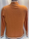 Robert Graham Men Medium Long Sleeve Classic Fit 1/4 Zip Orange Pullover Sweater — photo 4