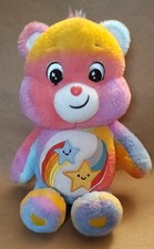 Care Bears Bestie Dare To Care 14 Inch Plush - Tie Dye / Rainbows and Stars