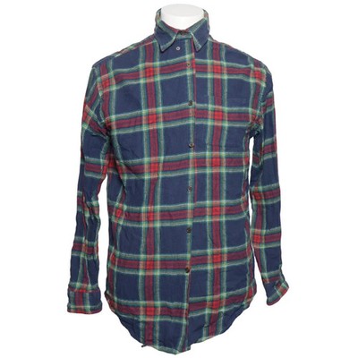 Croft&Barrow, Flanellhemd, Größe: M, Blau/Rot/Grün/Mehrfarbig, Baumwolle #w3Q