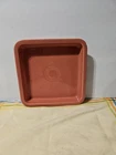 Fiesta Flamingo 8.5" Square Utility Tray Napkin Holder rare HTF New