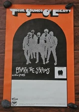 TSOL Poster True Sounds Of Liberty Punk Social Distortion Poster RARE 26"×18"