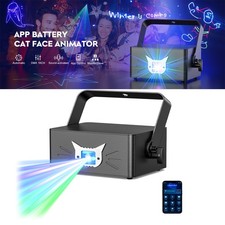 Animation DJ Laser Light Project Graphics Text Logo APP Control 5200mAh Battery