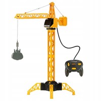 DźWig ŻUraw Budowlany Zdalnie Sterowany RC Przewodowy ObróT 360° 71 Cm Lean Toys
