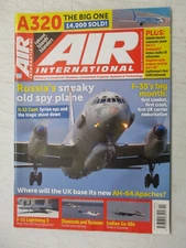 AIR INTERNATIONAL UK MAGAZINE NOV 2018 RUSSIA SPY PLANE IL-22COOT F-35 LIGHTNING