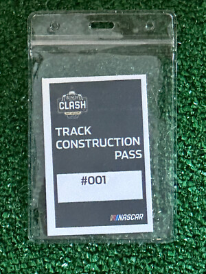 2023 NASCAR Busch Light Clash at the Coliseum Construction Credential